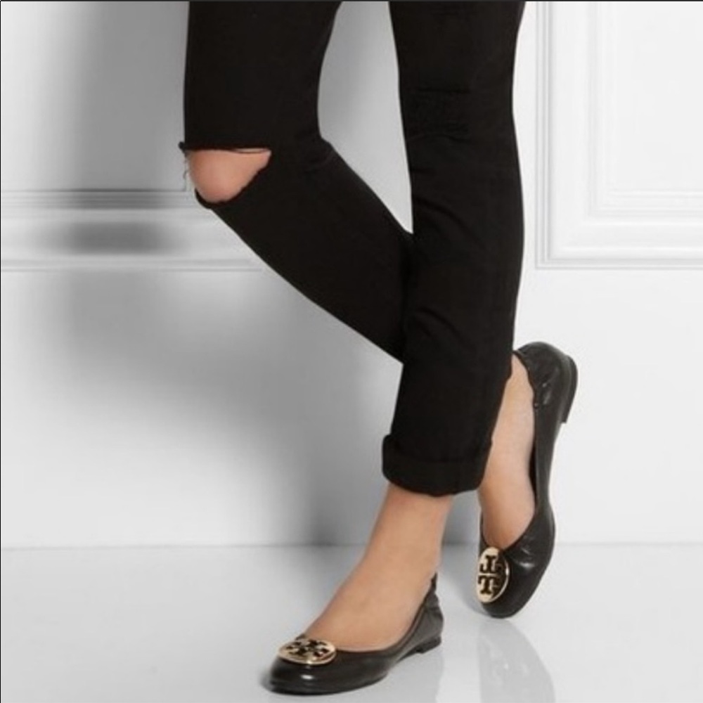 Tory Burch | Black Flats